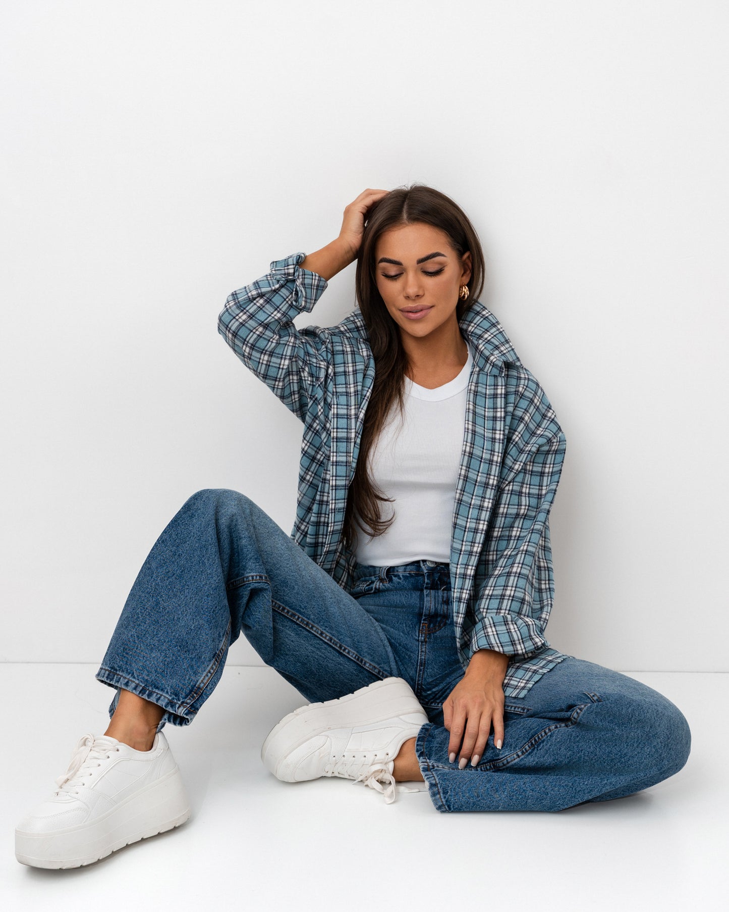 Koszula oversize w kratę