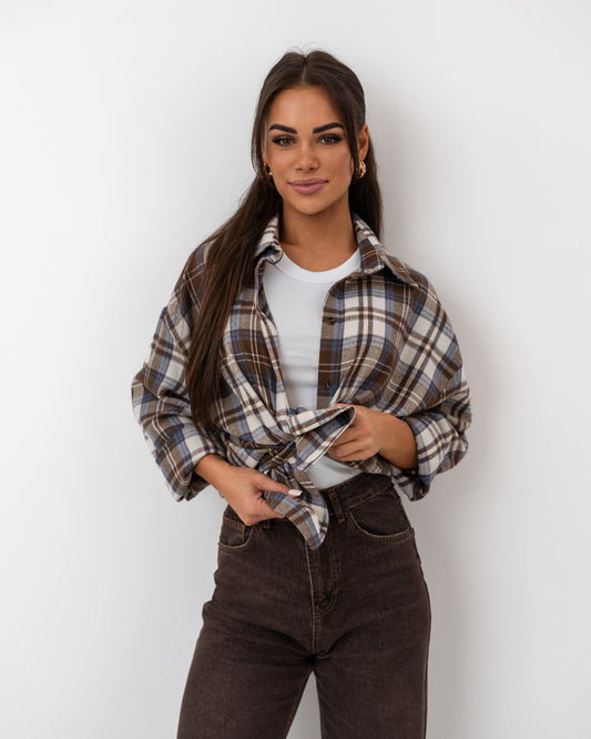 Koszula oversize w kratę