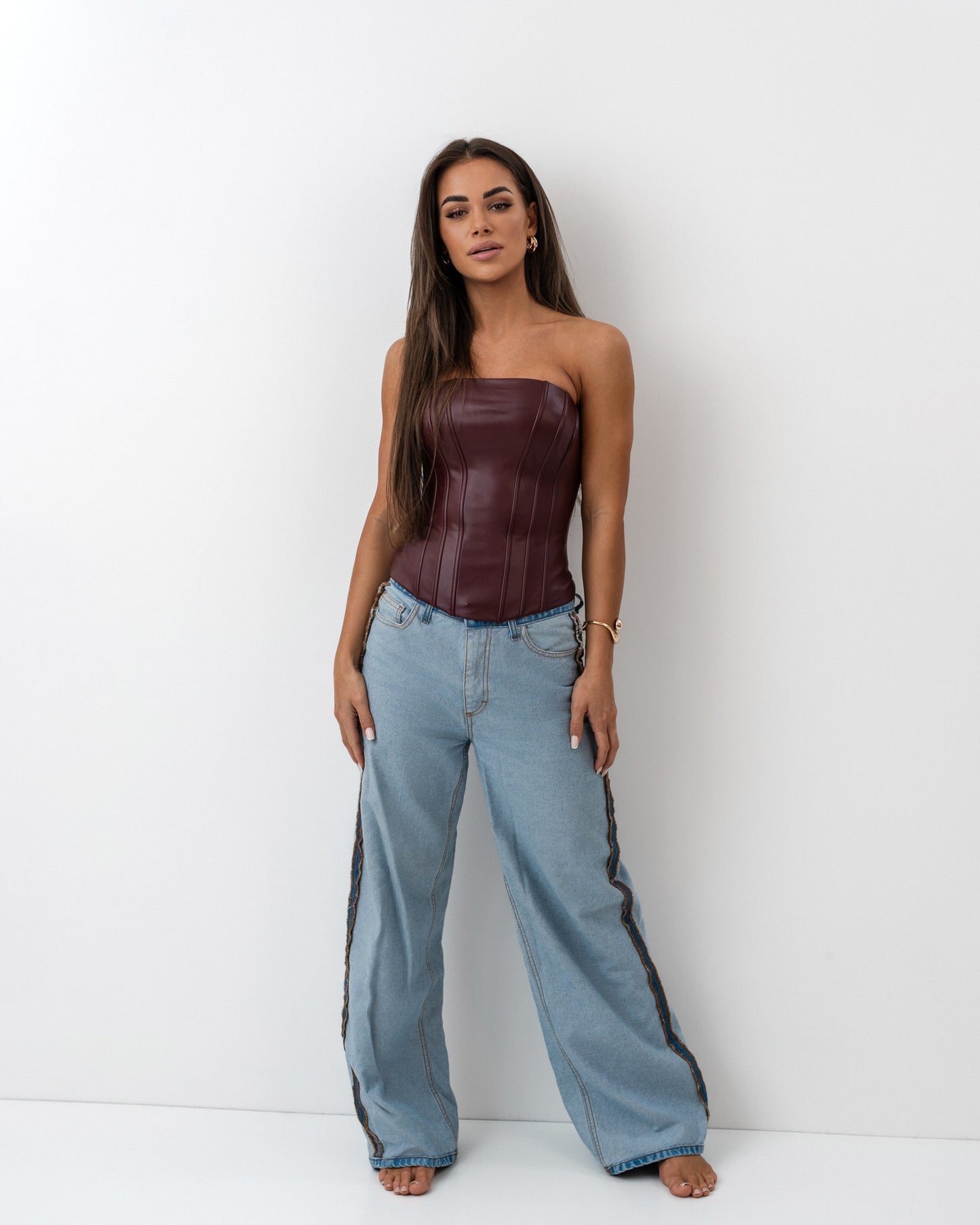 Jeansy z wysokim stanem