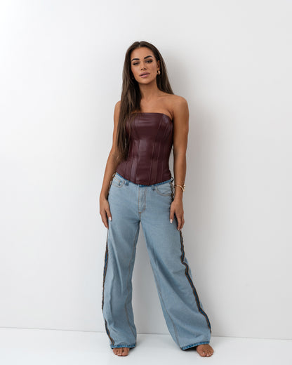 Jeansy z wysokim stanem