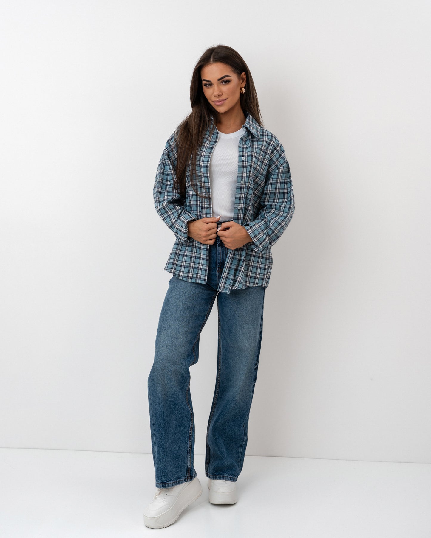 Koszula oversize w kratę