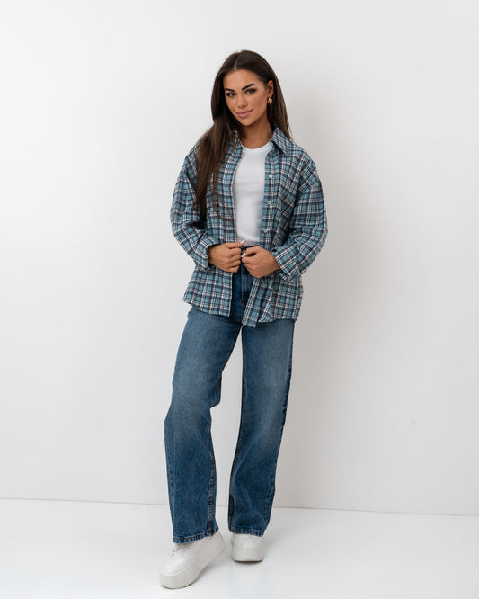 Koszula oversize w kratę