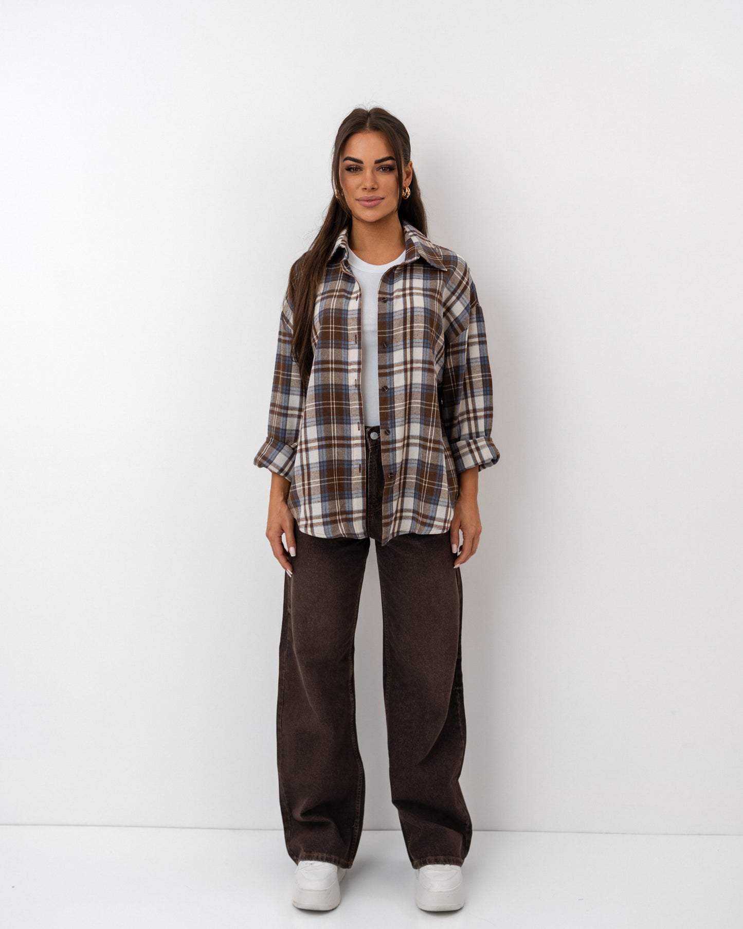 Koszula oversize w kratę