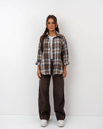 Koszula oversize w kratę