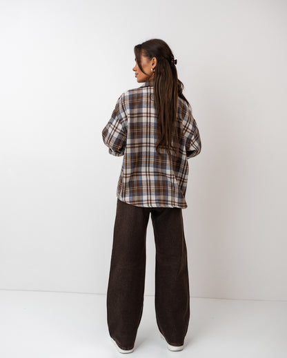 Koszula oversize w kratę